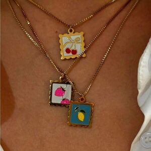 Lemon necklace S906